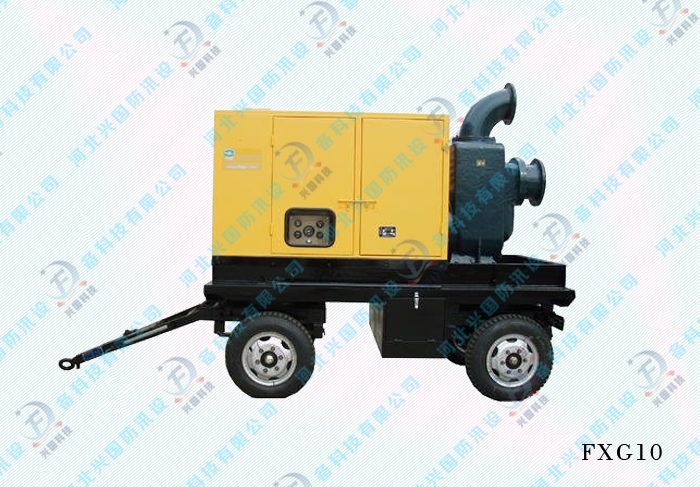 移動(dòng)拖車(chē)水泵 